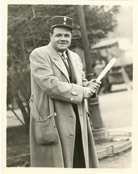 1935 Babe Ruth Original Photograph By The Associated Press (PSA Type 1)